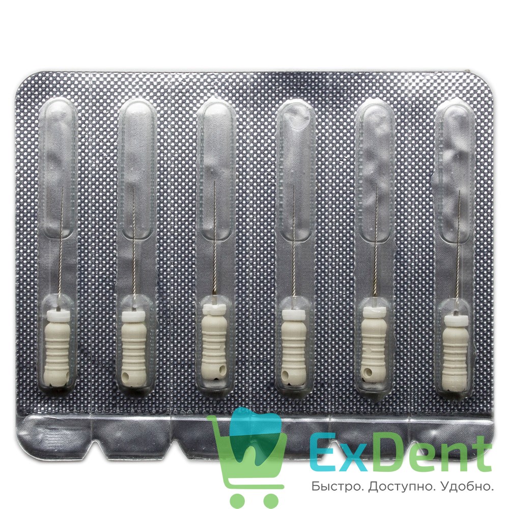 Файлы на 25 мм № 8. Mani k-file 25mm. 6шт. Цвета к файлов эндодонтия. File.