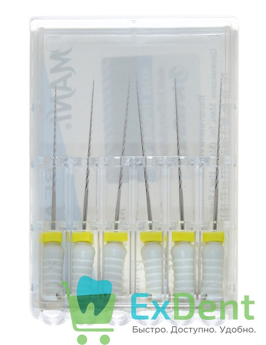 Reamers №15, 25 мм, Mani, каналорасширитель (дрильбор) ручной (6 шт) 13404 - фото 26945