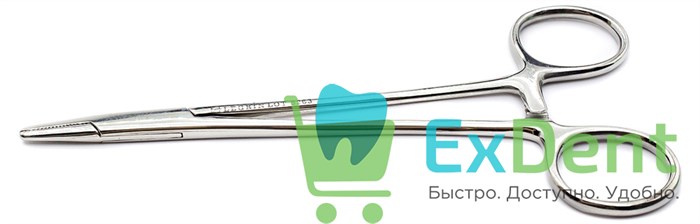 Иглодержатель прямой (16 см) 14788 - фото 26982