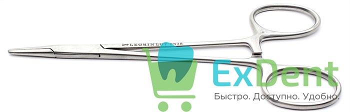 Иглодержатель прямой (13 см) 14786 - фото 26985