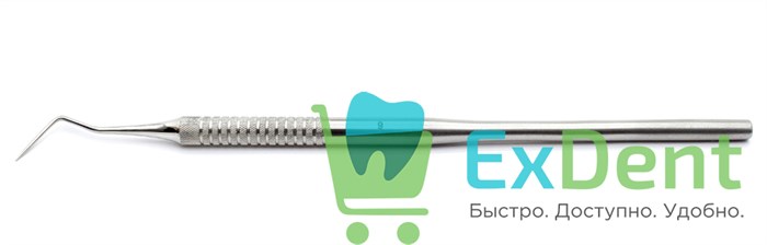 Зонд зубной изогнутый (16 см) вид №9, рабочая часть 14 мм 15726 - фото 27013