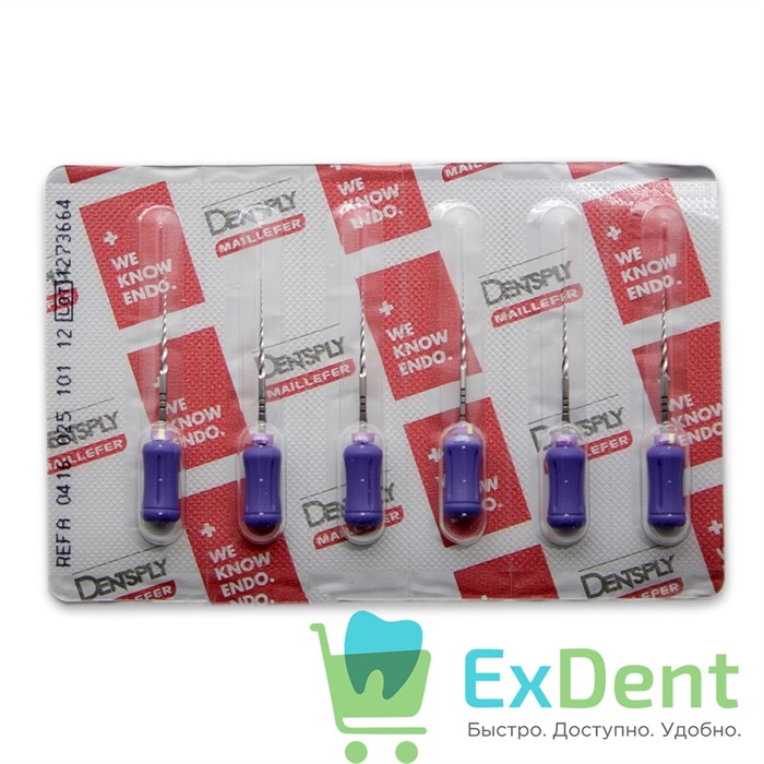 ProTaper (ПроТейпер) ручной S1, 25 мм, Dentsply, блистер (6 шт) 20801 - фото 27136