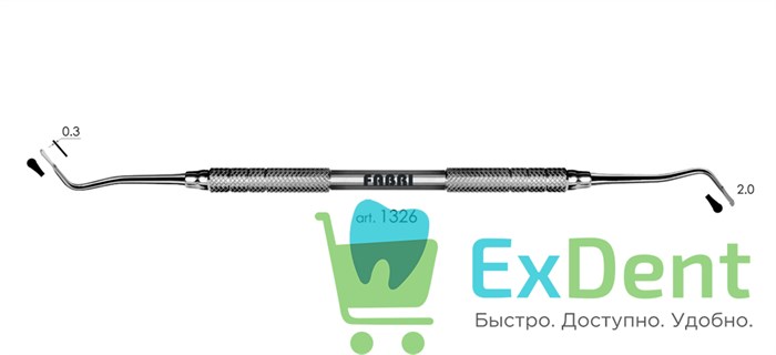 Инструмент для укладки ретракционной нити 1326, Fabri 14914 - фото 27315