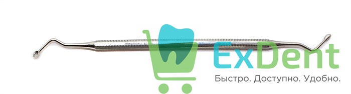 Ложка кюретажная средняя, 2-х сторонняя 21329 - фото 27538