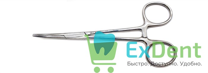 Зажим кровоостанавливающий (Москит) прямой (14 см) 14783 - фото 27602