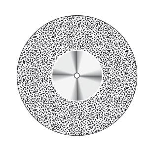 Диск алмазный Superflex (80 mm) NTI красный с двухсторонним покрытием 20235 - фото 27929