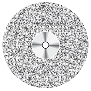 Диск алмазный CeraShape (D = 22 мм, толщина 0,3 мм) NTI желтый, с не режущим кантом 17537 - фото 28453
