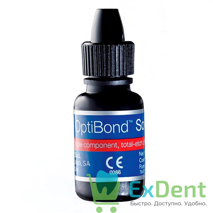 OptiBond (Оптибонд) Solo Plus - однокомпонентный адгезив для прямых и непрямых реставраций (3 мл) 12535 - фото 1442