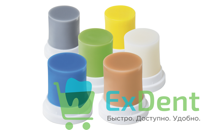 Воск моделировочный IQ Compact Ash-Free, цилиндр, неоново - желтый (45 г) 19804 - фото 28904