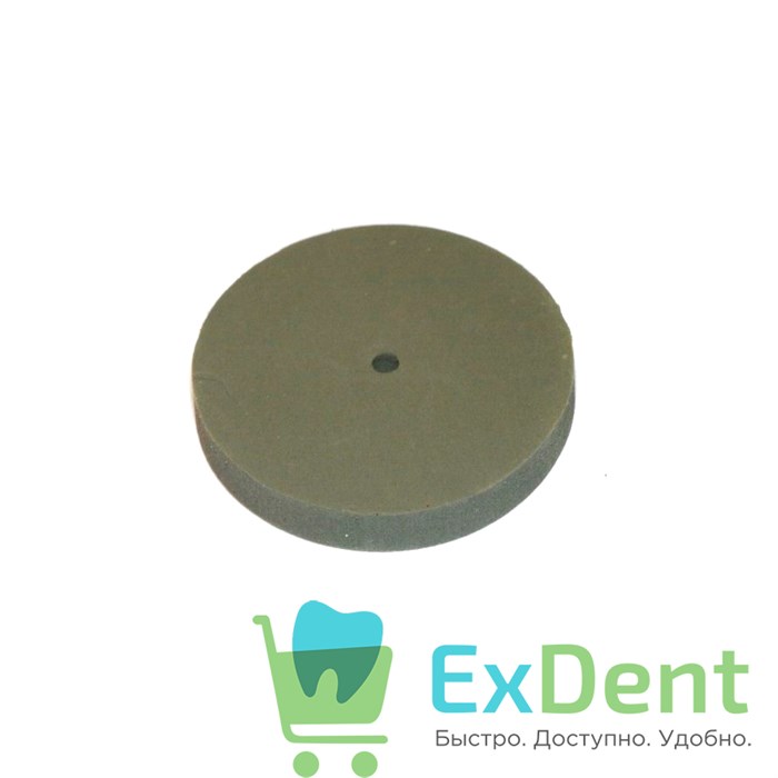 Диск силиконовый Twister Wheel F-2 для финишной обработки акрила, зелёный 19313 - фото 28968