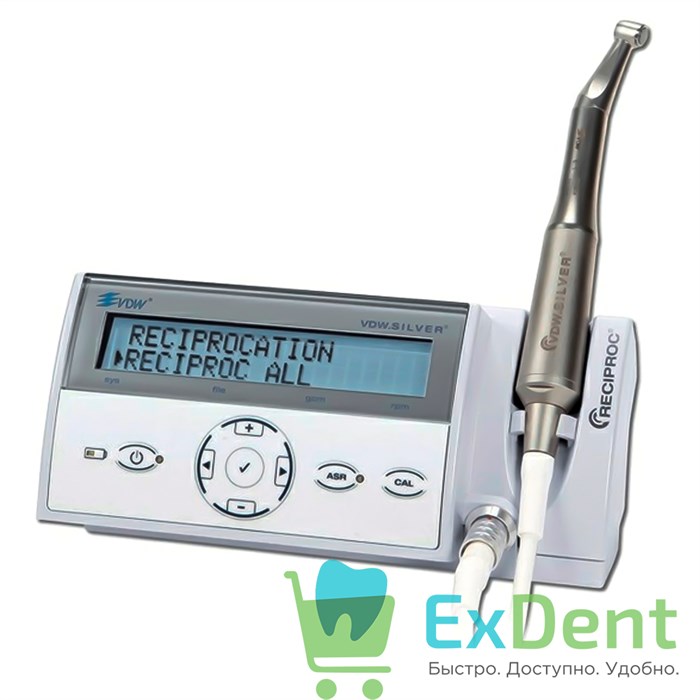 Мотор эндодонтический VDW.SILVER " RECIPROC + угловой наконечник Sirona 6:1 19968 - фото 29278