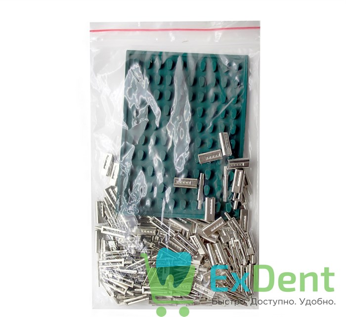 Штифты Bi-V-Pin (Би-В-Пин) со втулкой никелированные с резиновой подкладкой (100 шт) 13492 - фото 29311