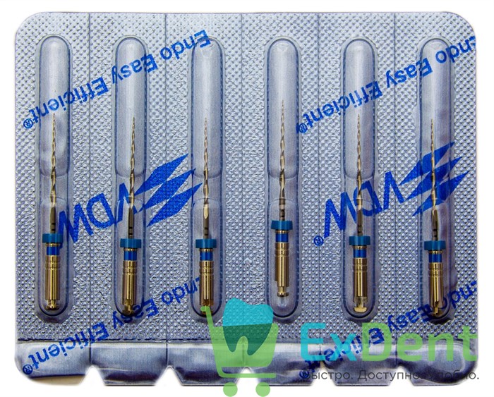 Mtwo-File NiTi №30/.05, 16/21 мм, система вращающихся файлов, блистер (6 шт) 15684 - фото 29442