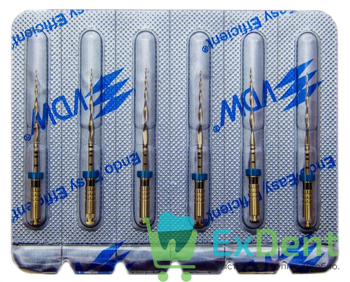 Mtwo-File NiTi №40/.06, 16/25 мм, система вращающихся файлов, блистер (6 шт) 15703 - фото 29444