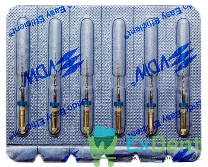 Mtwo-File NiTi №15/.05, 16/21 мм, система вращающихся файлов, блистер (6 шт) 15678 - фото 29450