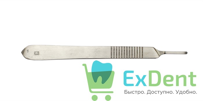 Ручка для скальпеля, №3 Бира (для лезвий размеров 10-15) (7-103) 21239 - фото 29451