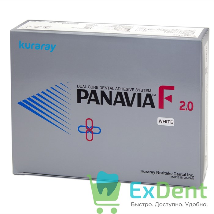 PANAVIA (Панавиа) F 2.0 Kit (white) - цемент двойного отв. для фиксации (2.3 мл х 2, 4 мл х 2, 6 мл) 14855 - фото 29465