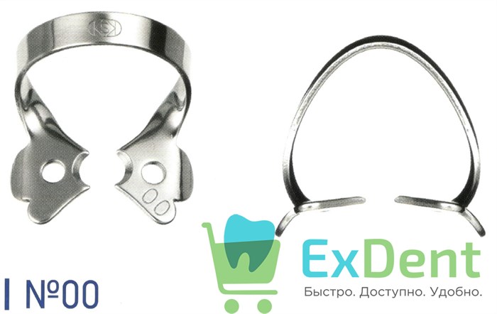 Кламп №00 для премоляров Dentech 16818 - фото 29594