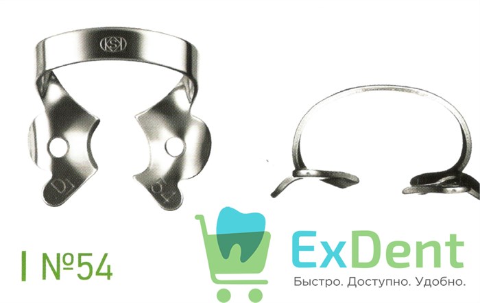 Кламп №54 для молочных зубов и первых детских моляров Dentech 15456 - фото 29598