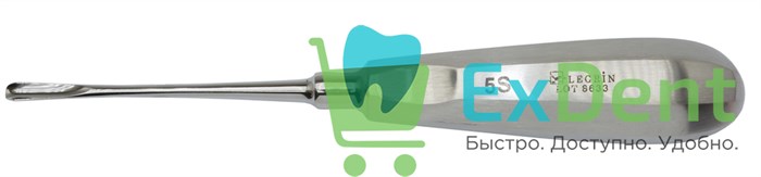 Элеватор для удаления корней зубов Legrin(Люксатор) L-5S,прямое лезвие,5 мм 16518 - фото 30028