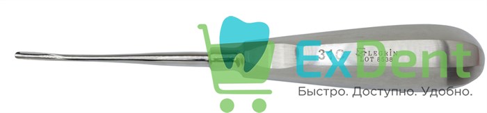 Элеватор для удаления корней зубов Legrin(Люксатор) L-31C ,обратно изогнутое лезвие3 мм 18032 - фото 30038