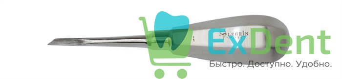 Элеватор №1 для удаления корней зубов прямой 19246 - фото 30044
