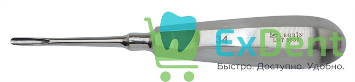 Элеватор №34 для удаления корней зубов прямой 6 мм 19235 - фото 30050