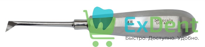 Элеватор №45 для удаления корней зубов угловой левый 19244 - фото 30057