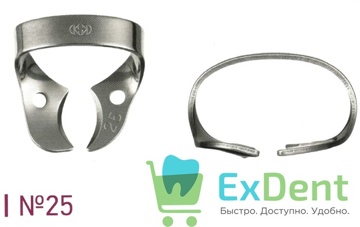 Кламп №25 для моляров Dentech 16512 - фото 30083