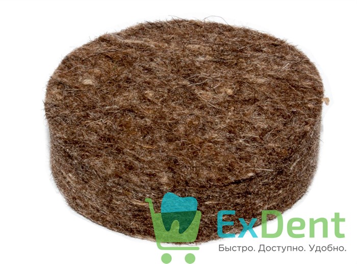 Фильц колесо войлочное серое (48 х 12 мм) 14667 - фото 30869