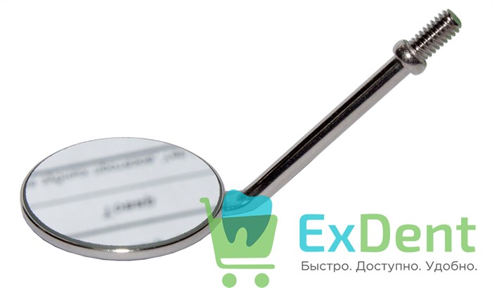 Зеркало стоматологическое №4, 22.5 мм, Direct 4P, не увеличивающее, без ручки 21118 - фото 30880