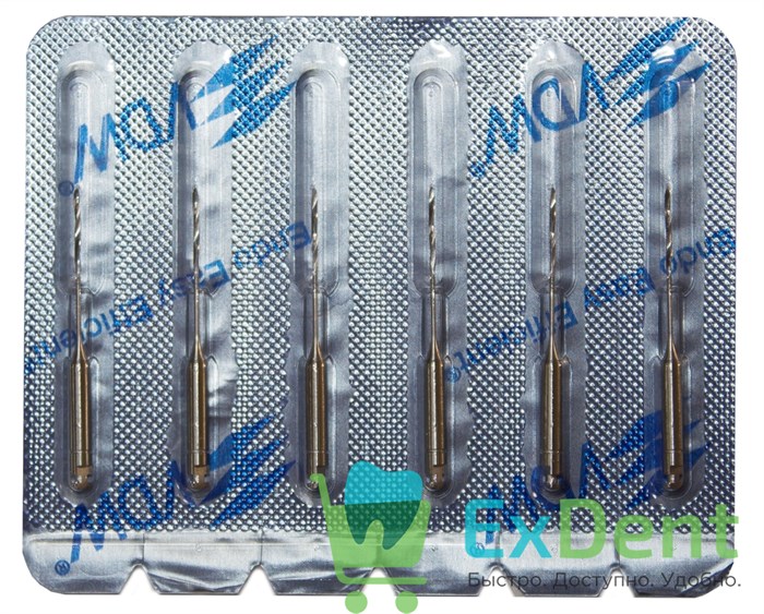 Peeso Enlagers №1, 19 мм. VDW расширитель устьев корневых каналов, машинный (6 шт) 20653 - фото 30883