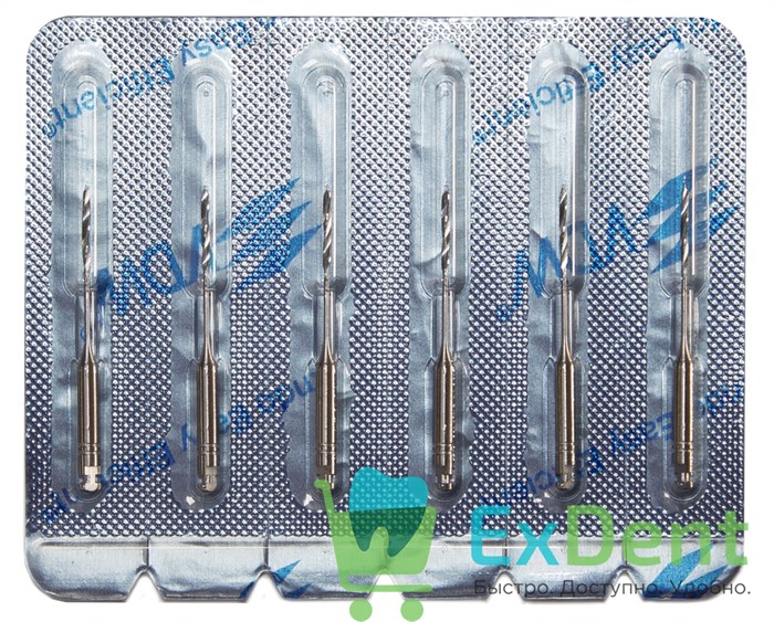 Peeso Enlagers №2, 19 мм. VDW расширитель устьев корневых каналов, машинный (6 шт) 20654 - фото 30885