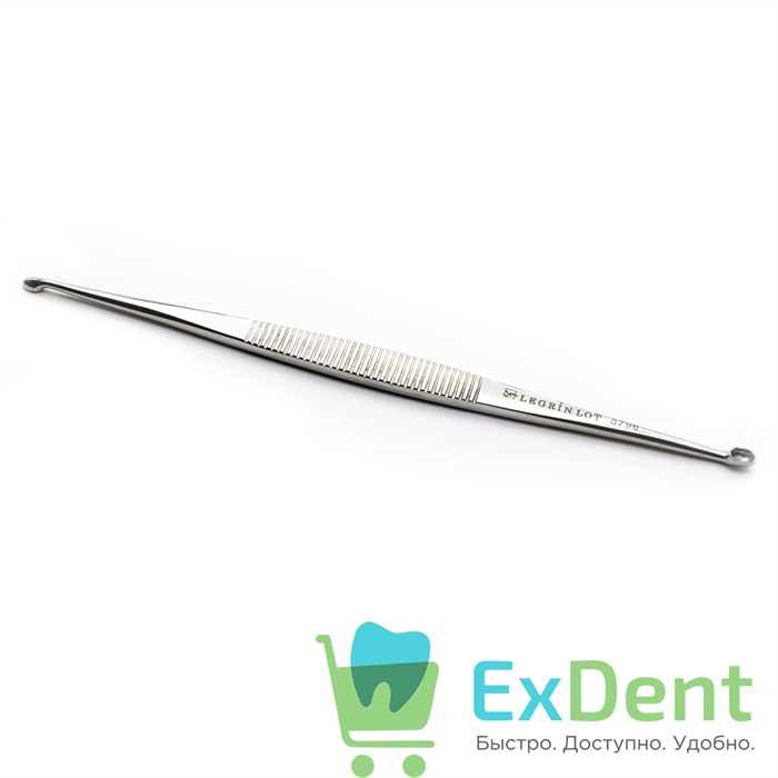 Ложка кюретажная №2 прямая (14 см) 15733 - фото 31178