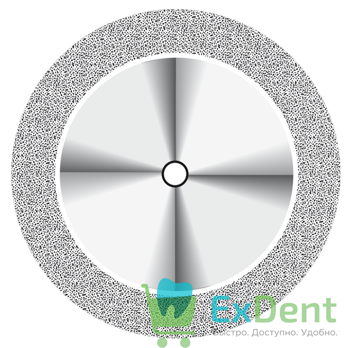 Диск алмазный Flex (D = 22 мм, толщина 0,3 мм) NTI красный с двухсторонним покрытием 16188 - фото 31270