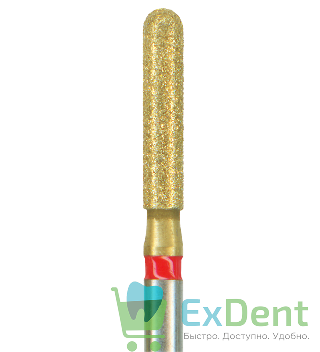 Z881-016F-FG Abacus, Бор алмазный NTI,   форма цилиндр,круглая,мелкое зерно 18448 - фото 31321