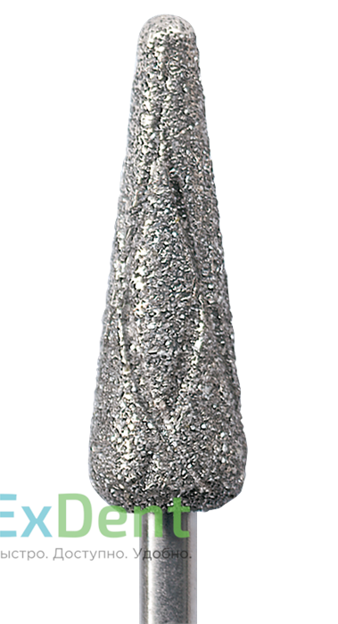 AG893-065EC-HP Бор алмазный NTI, форма бутон с насечками, сверхгрубое зерно 16801 - фото 32047