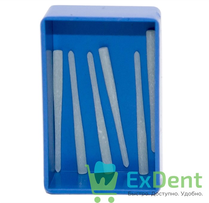 Штифты стекловолоконные №2 конусные Bufa (6 шт) 14725 - фото 32470