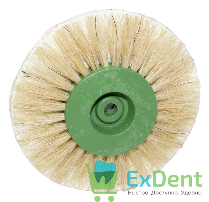 Щетка из натуральной щетины и льная прокладка (3-х рядная) 16944 - фото 32569