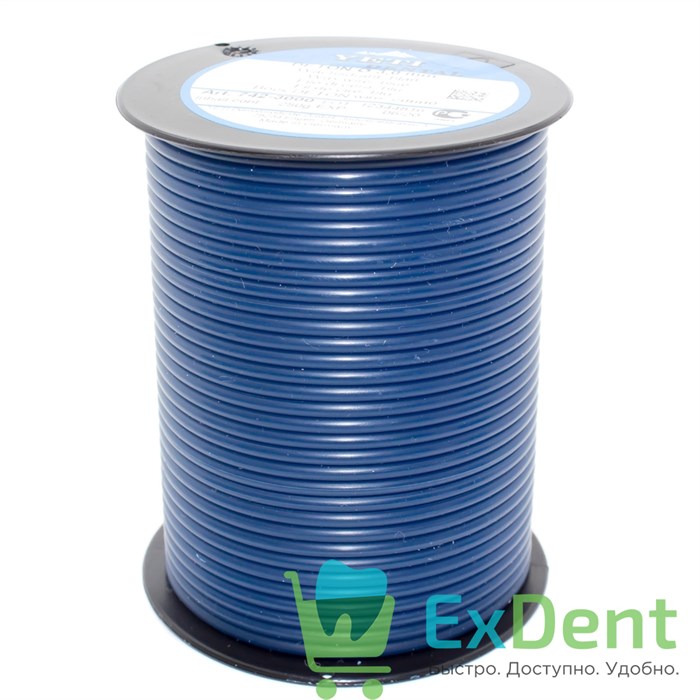 Восковая проволока Deton, D=2,5 мм, средняя твердость, синяя, (250 г) 20413 - фото 32641