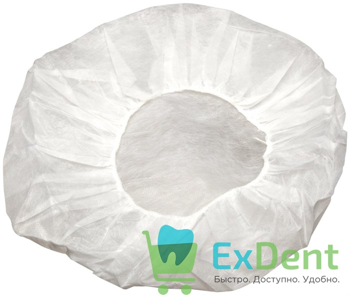 Шапочки (берет) медицинские, белые, (100 шт.) KLEVER 12820 - фото 1692