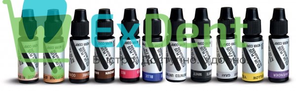 Kolor+ (Колор плюс) GRAY (серый) - композитный краситель (2 мл) 16106 - фото 32845