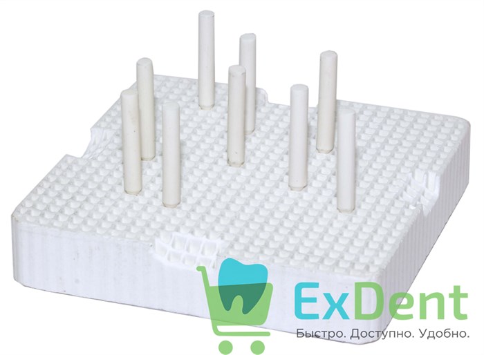 Треггер керамический квадратный 55 мм + 20 керамических  штифтов 21259 - фото 33031