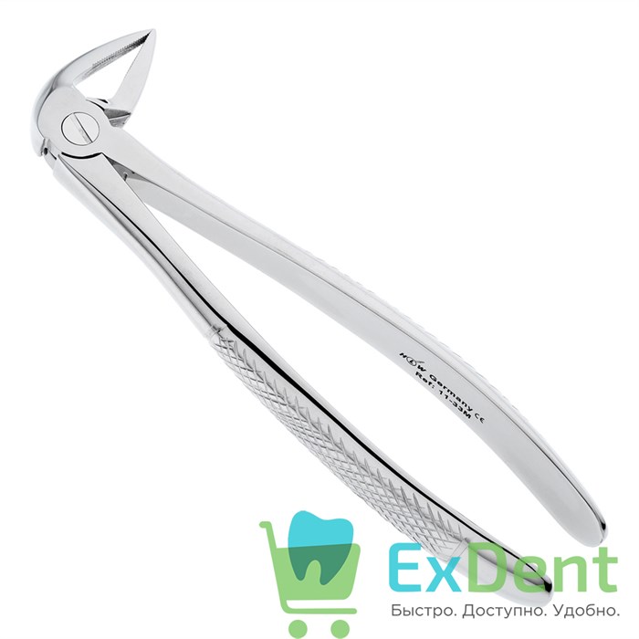 Щипцы №33М для удаления корней нижней челюсти (000-126) 17936 - фото 33092