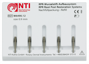 Штифты титановые №2, размер 0,9 мм,длина 12,для восстановления культи NTI (5 шт) 14726 - фото 33362