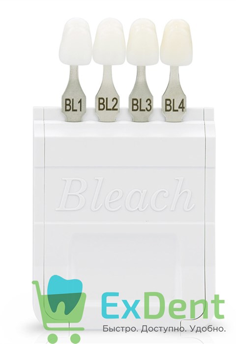 Расцветка ультрасветлых цветов e.max Сeram Bleach BL (4 цвета) 13524 - фото 33436