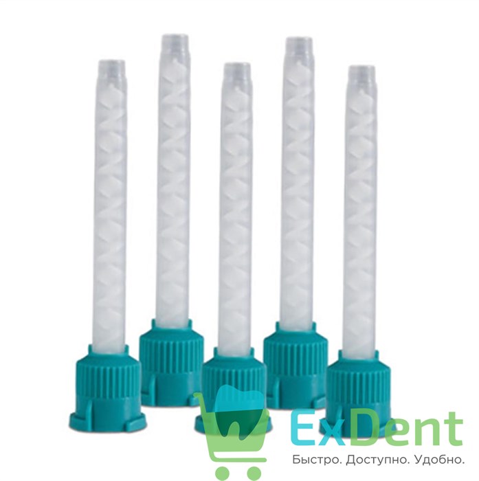Наконечники смесительные зеленые 1:1 (48 шт) 12403 - фото 1781