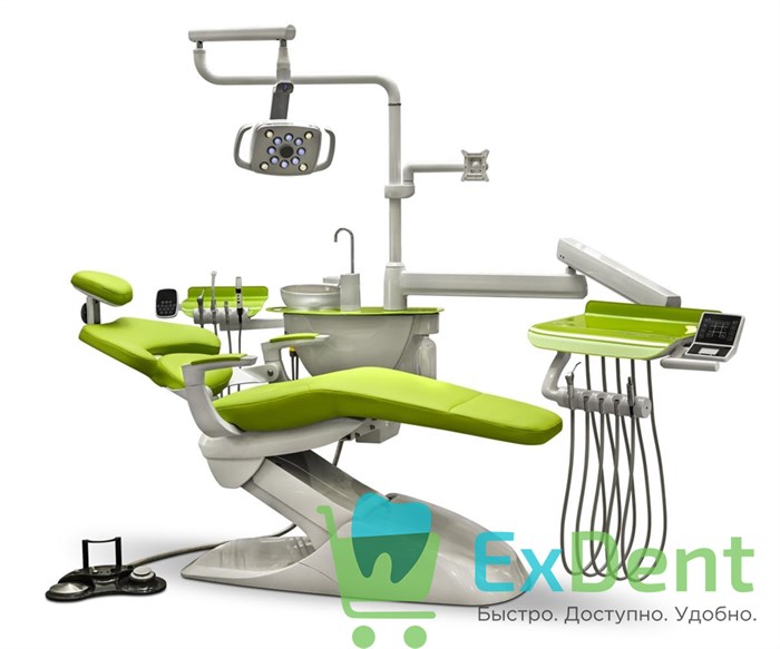 Стоматологическая установка Mercury 1000 нижняя подача инструментов, со стулом врача 14831 - фото 33738