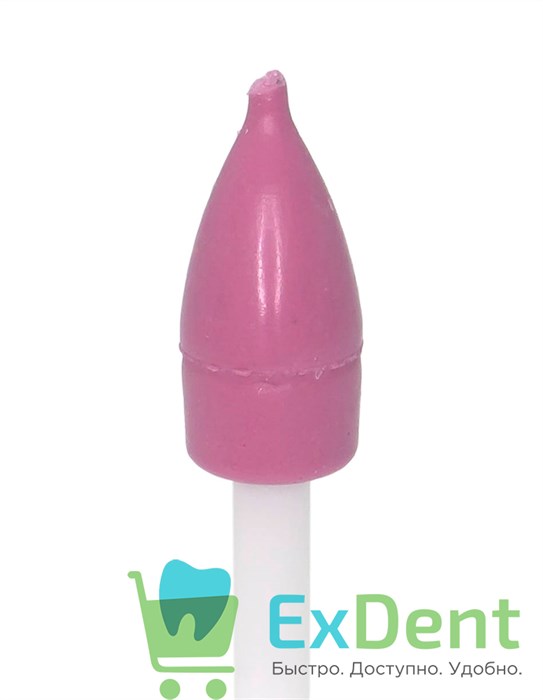 Полир Kagayaki Enforce Pin - розовый (средний) пламя, для полировки композитов (1 шт) 18080 - фото 33898