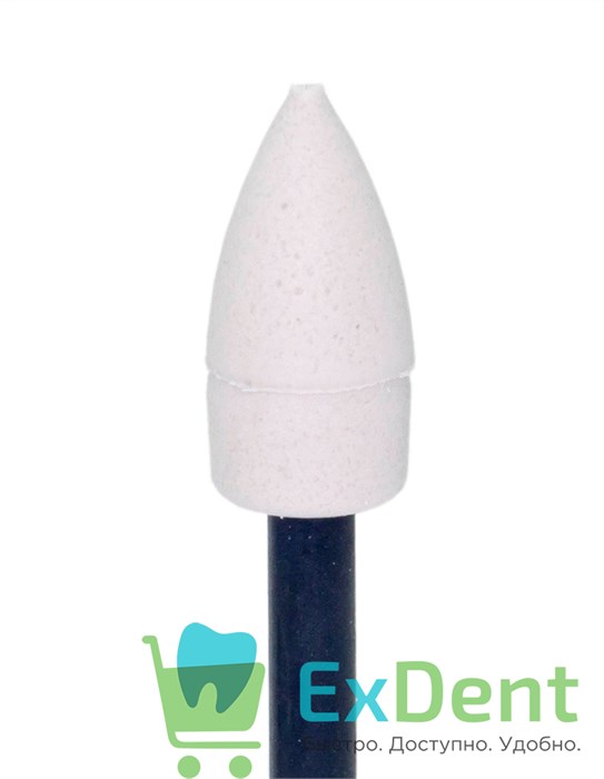 Полир Kagayaki Ensmart Pin - белый (грубая) пламя, для удаления излишков композита (1 шт) 13459 - фото 33937